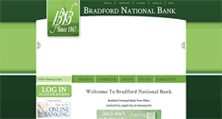 Desktop Screenshot of bradfordbank.com